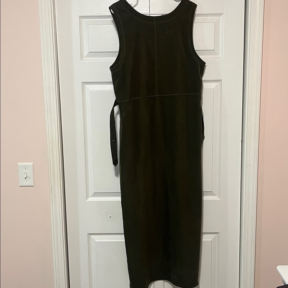 Amanda smith green patchwork dress - image 3